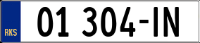 Truck License Plate